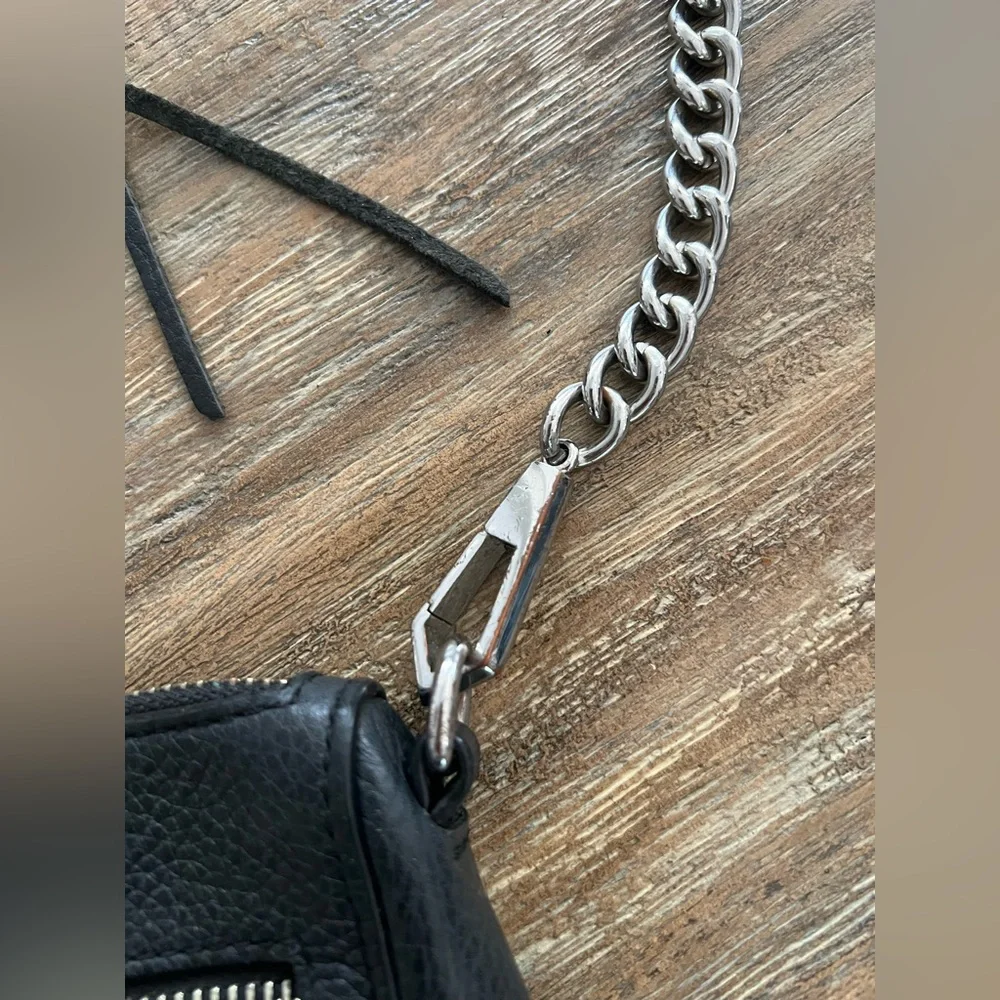 Black leather vintage Rebecca Minkoff Purse - Picture 6 of 7